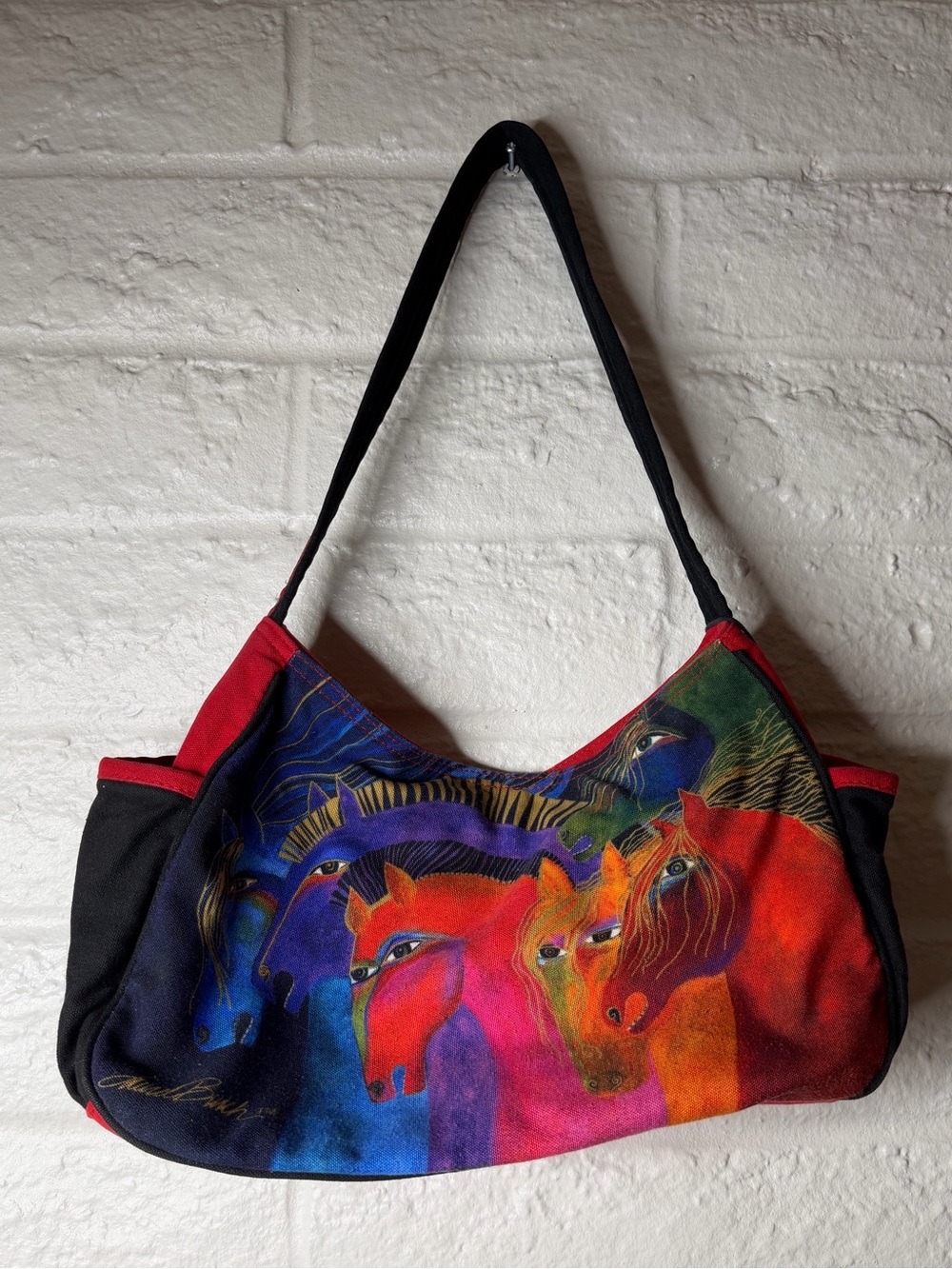 Laurel Burch Wild Horses Sun and Sand Purse Tote